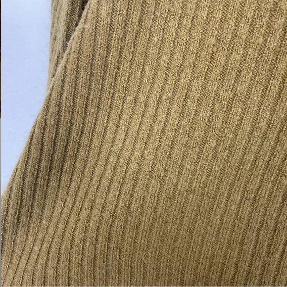 Madewell Emily Ribbed Knit Pullover Sweater Size Medium Color Moss Long Sleeve - Picture 5 of 9